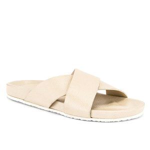 Seychelles Lighthearted Sandal in Off White Cream - Slip on Slides - Size 9 / 39